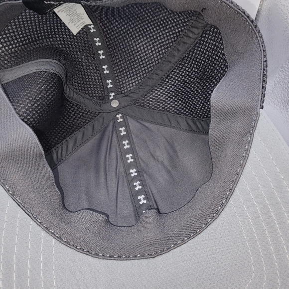 Under Armour Golf Hat Gray And Orange - Picture 4 of 5